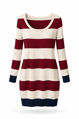 Vintage Striped Knit Sweater