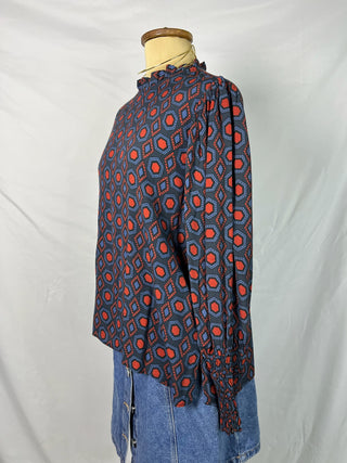 Retro Hexa Blouse