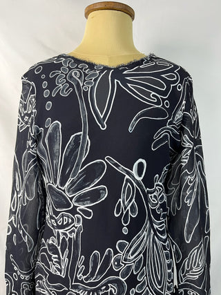 Black Printed Dress