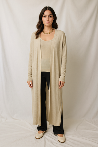 Slit Cardigan