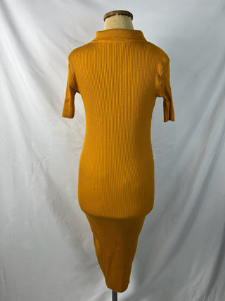 Body-Con Button Down Dress