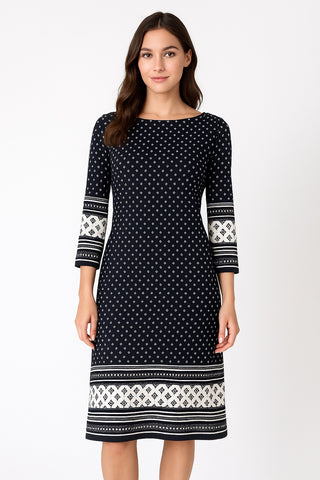 Retro Pattern Moment Dress
