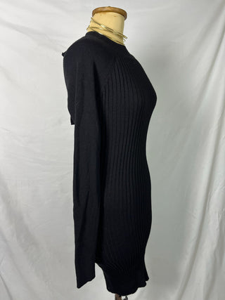 Backless Ribbed Dress