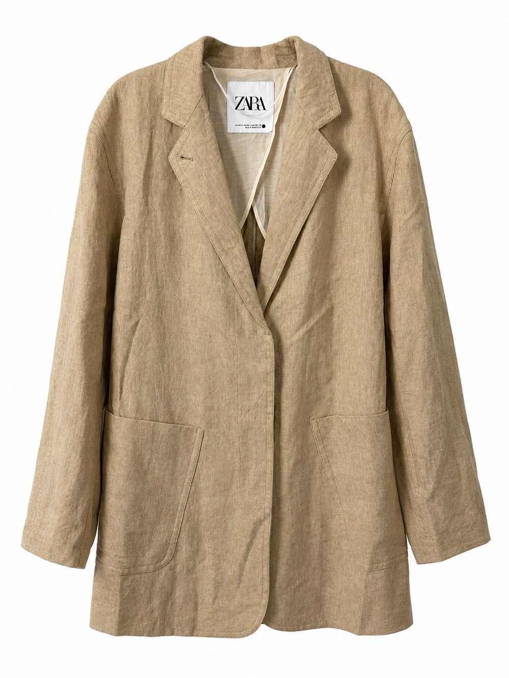 Linen Longline Blazer