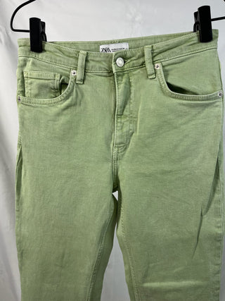 Pastel Straight-Leg Jeans