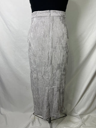 Textured Straight Skirt