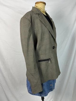 Checked Tailored Blazer