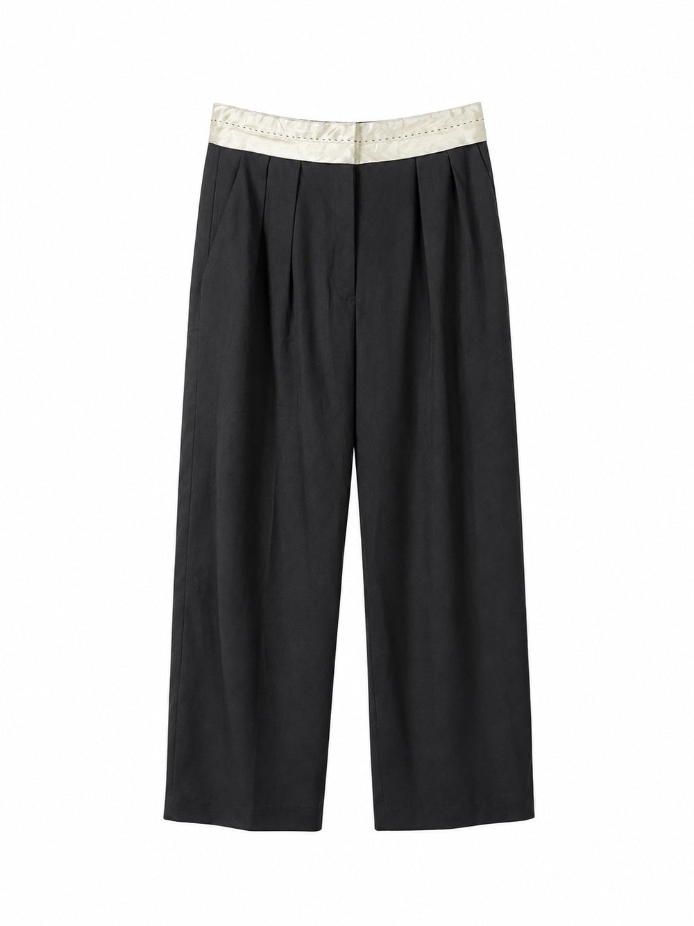 Contrast Belt Smarty Pants