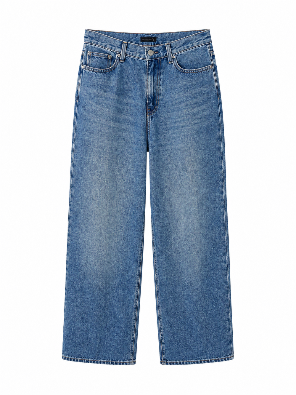 Wash Wide-Leg Denim