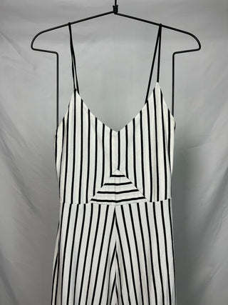 Striped Culotte jumpsuit