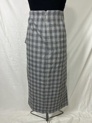 Smart Checkered Skirt