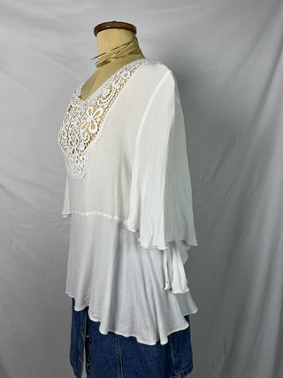 Breezy Crochet Blouse