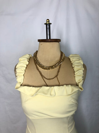 Scrunched Strapped Dress