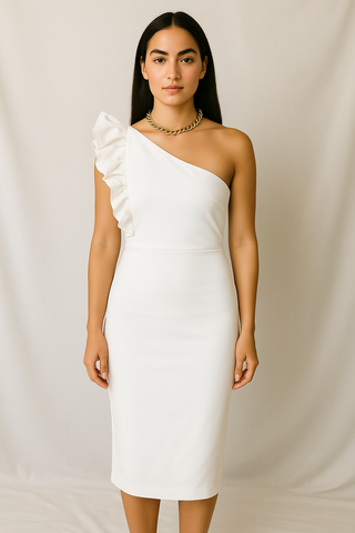 One Ruffle Dress