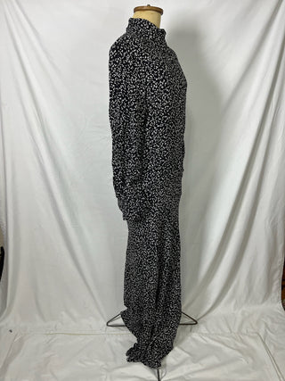 Speckled High-Neck Dress