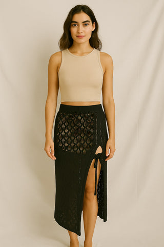 Crochet Peekaboo Skirt