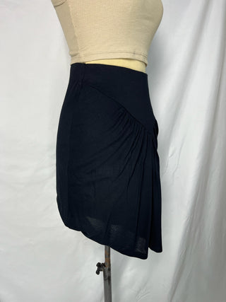 Gathered Mini Skirt
