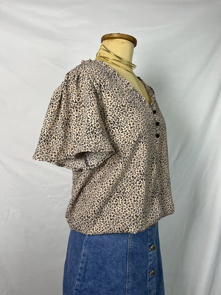 Flirty Leopard Blouse
