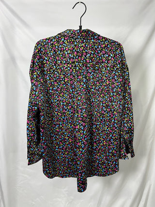 Techno Floral Print Chemise