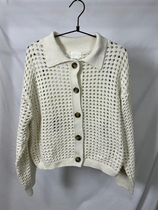 Crochet Knit Cardigan