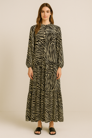 Zebra Maxi Dress