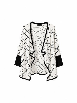 Geometric Layered Cardigan