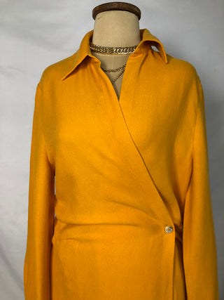 Cross Collared Dress