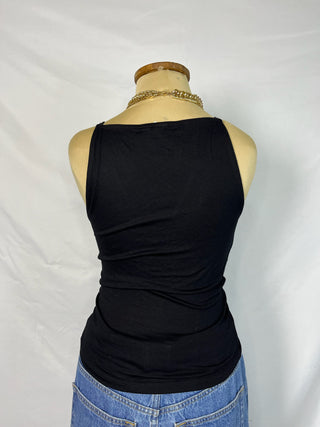 Mesh Panel Tank Top