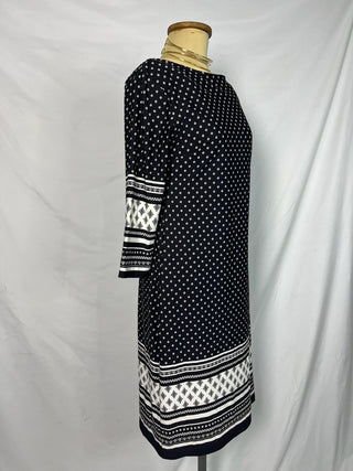 Retro Pattern Moment Dress