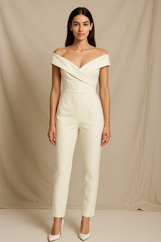 Off-Shoulder Jumpsuit