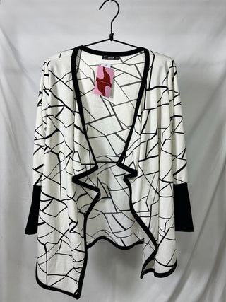 Geometric Layered Cardigan