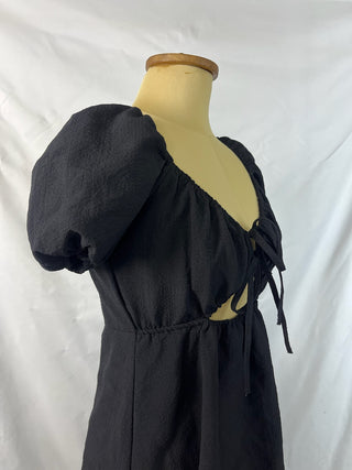 Puffy Shoulder Dress