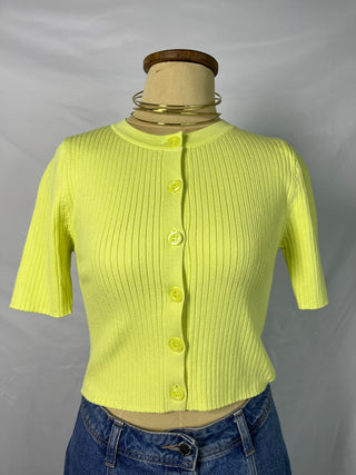 Neon Ribbed T-Shirt