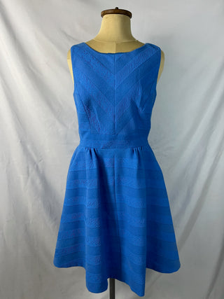 Textured Fit & Flare Dress
