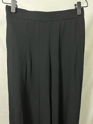 Pleats Flowy Wide-Leg Pants