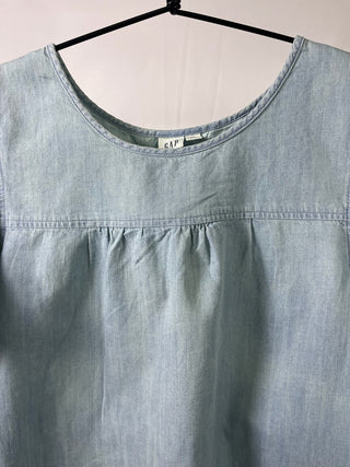 Cloudy Denim Blousetop