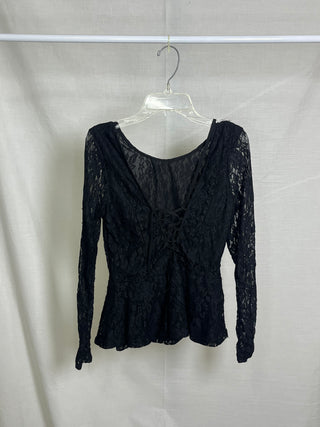 Lace Back-cross Cottontop