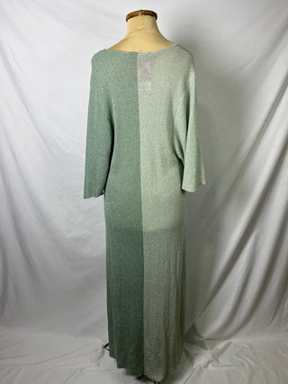 Two-Tone Sage Dress