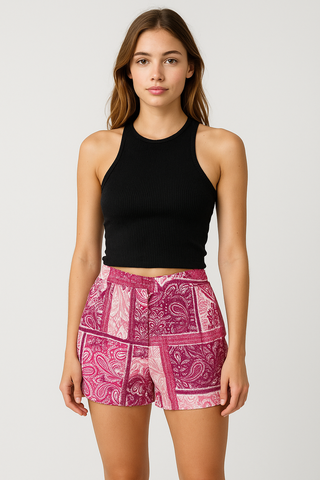 Patchwork Shorts