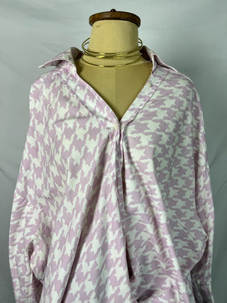 Lavender Tweed Blouse