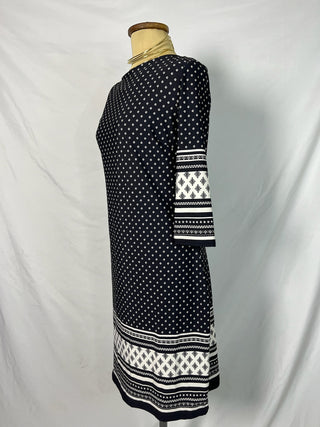 Retro Pattern Moment Dress