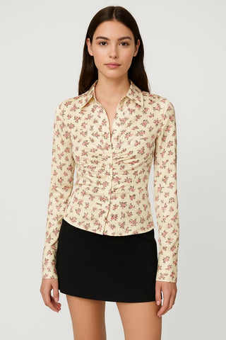 Side Scrunched Blouse