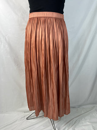 Rusty Pleated Skirt