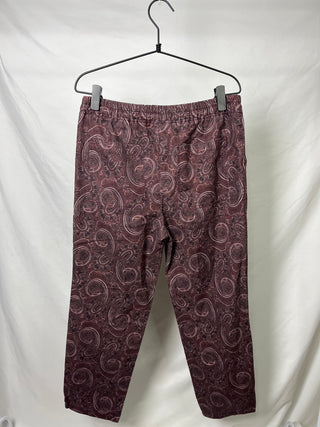 Paisley-Print Pants