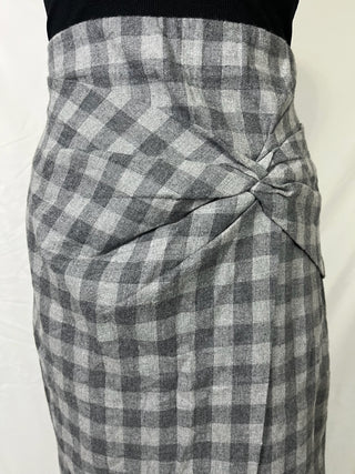 Smart Checkered Skirt