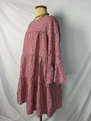 Cherry Gingham Dress