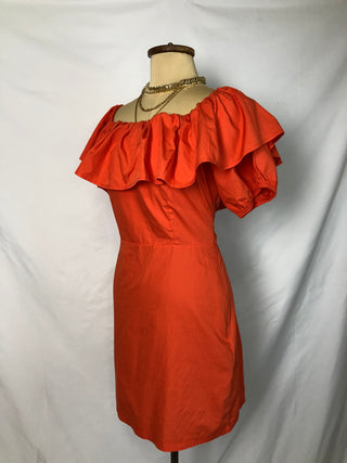 Off-Shoulder Ruffle Dress