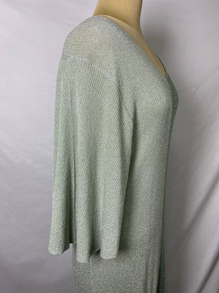 Two-Tone Sage Dress