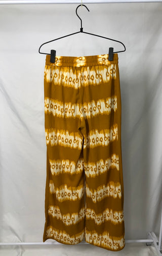 Mustard Tie-Dye Palazzo Pants