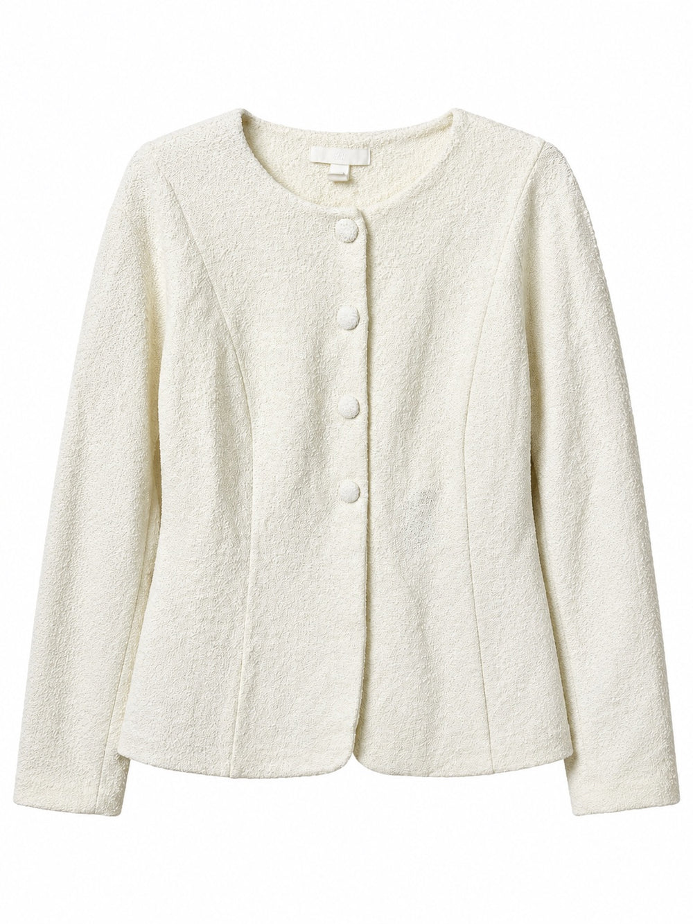 Ivory Textured Jacket